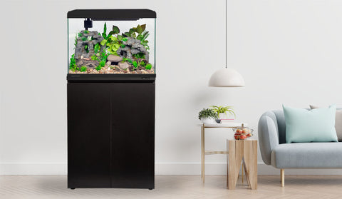 Aqua One Lifestyle 125 Black Tank & Cabinet Set (Pickup Only)