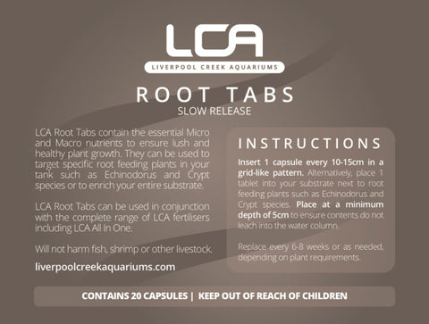 LCA Root Tabs (Slow Release) 20pk