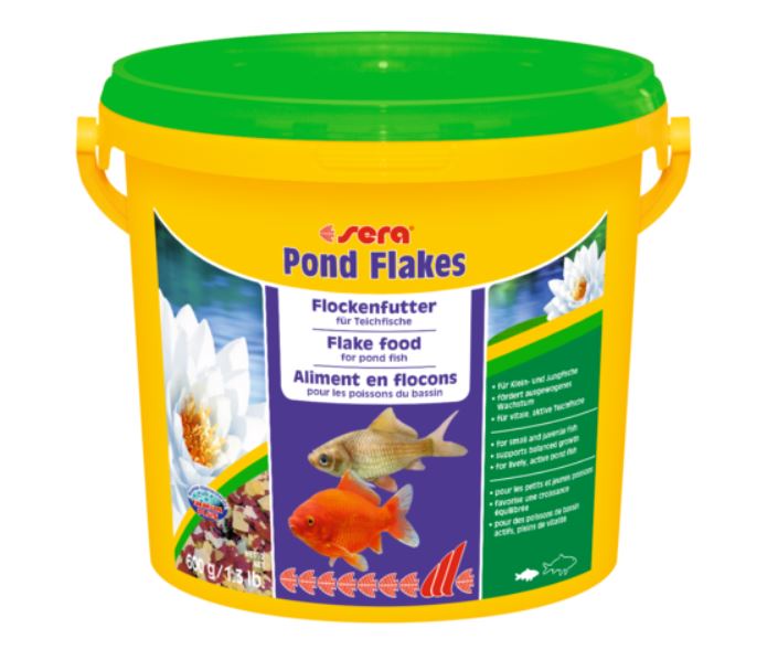 Pond fish food clearance flakes