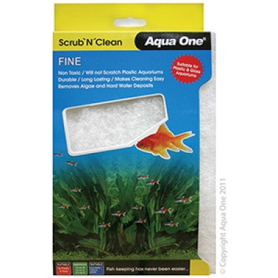 Aqua One Scrub n Clean Pad Fine Large (Glass & Acrylic)