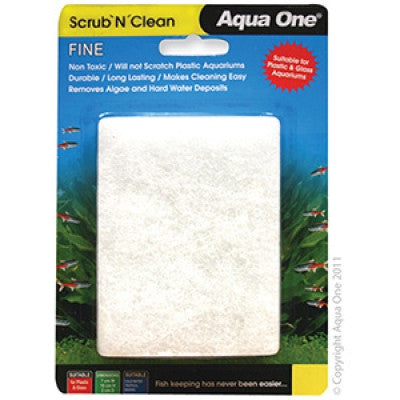 Aqua One Scrub n Clean Pad Fine Small (Glass & Acrylic)