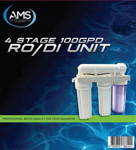 AMS 4 Stage RO/DI Unit 100GPD (FREE FREIGHT)